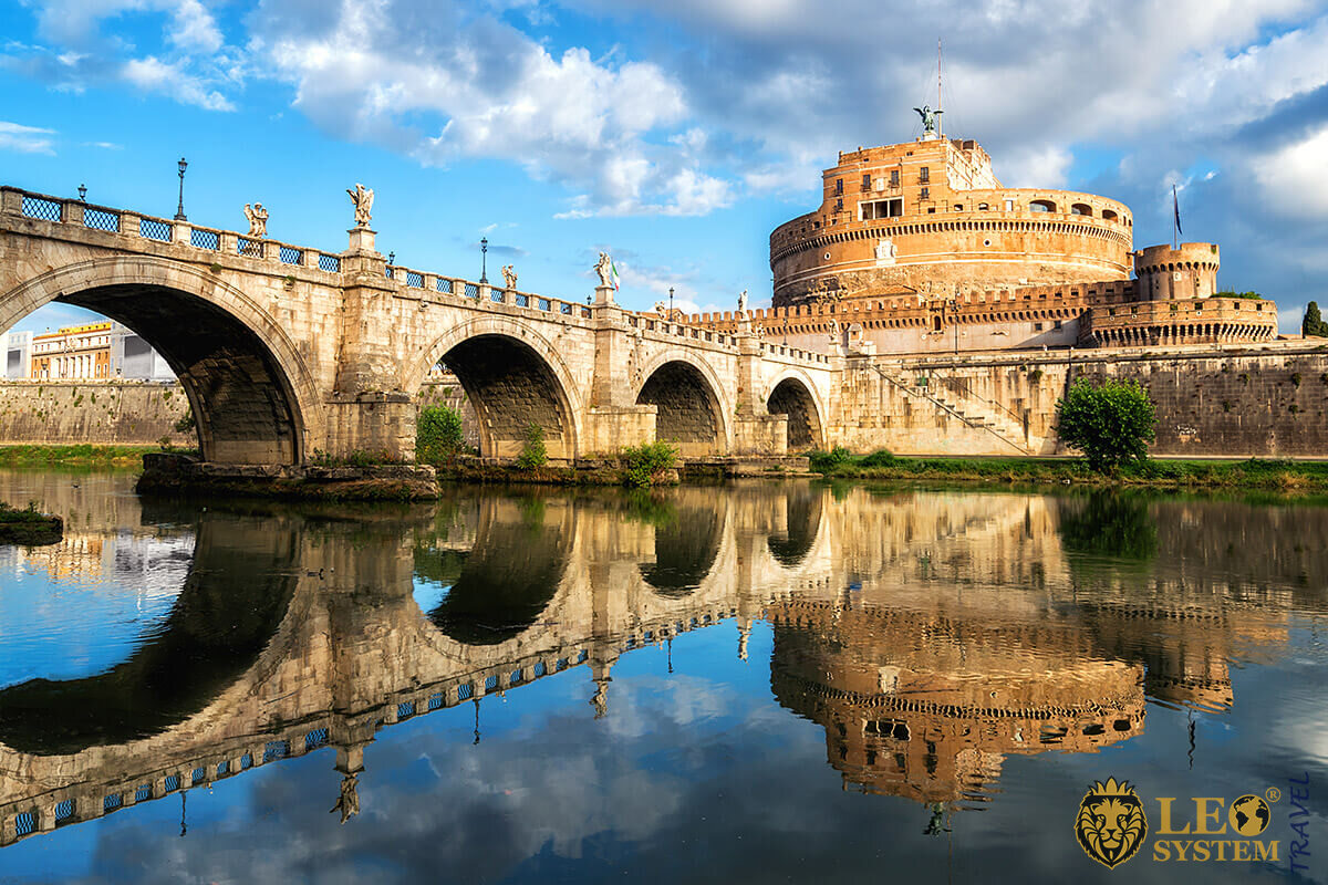Castel Sant'Angelo - a tomb of the late Roman Emperor Hadrian, Rome