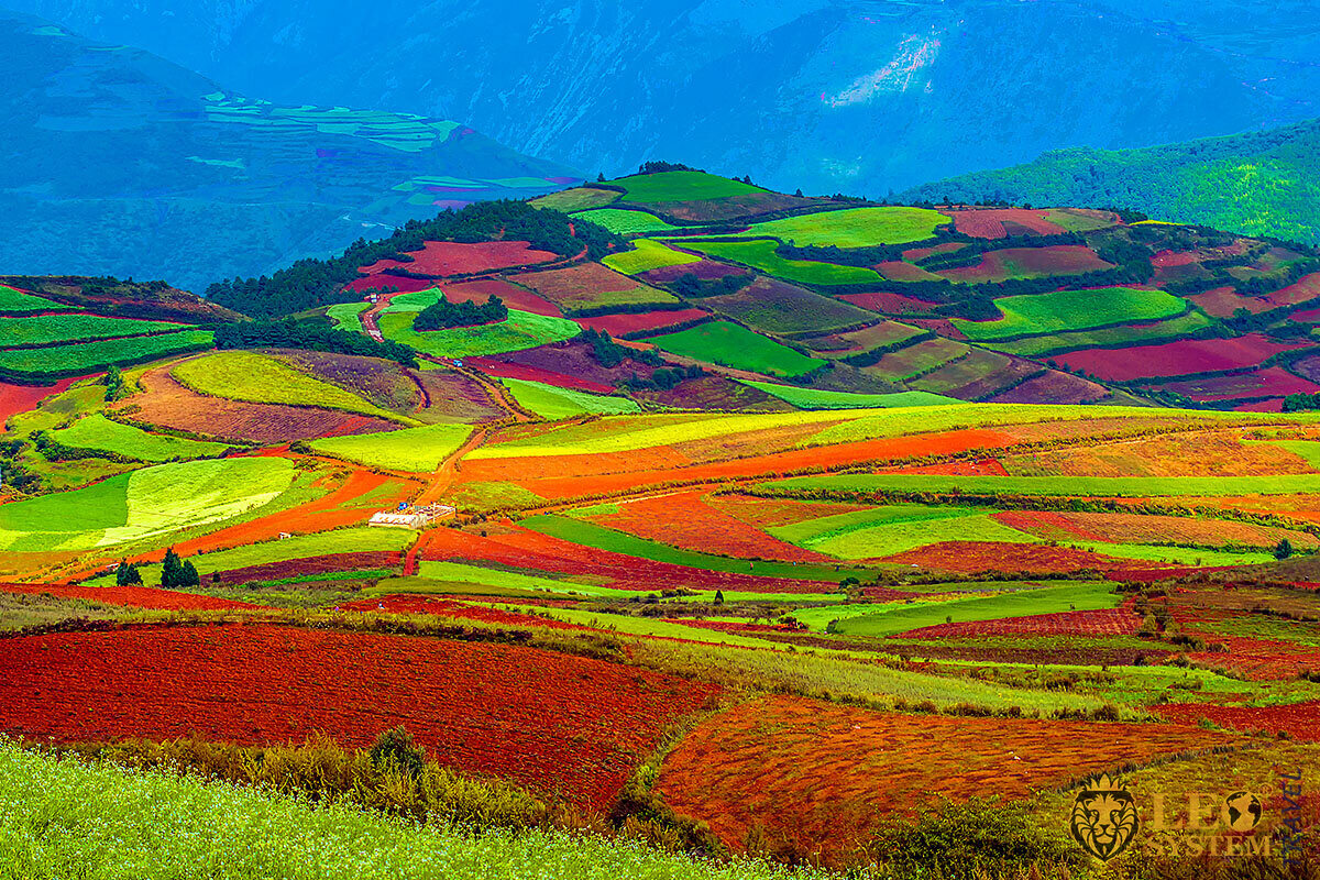 Image of beautiful landscape in Asia