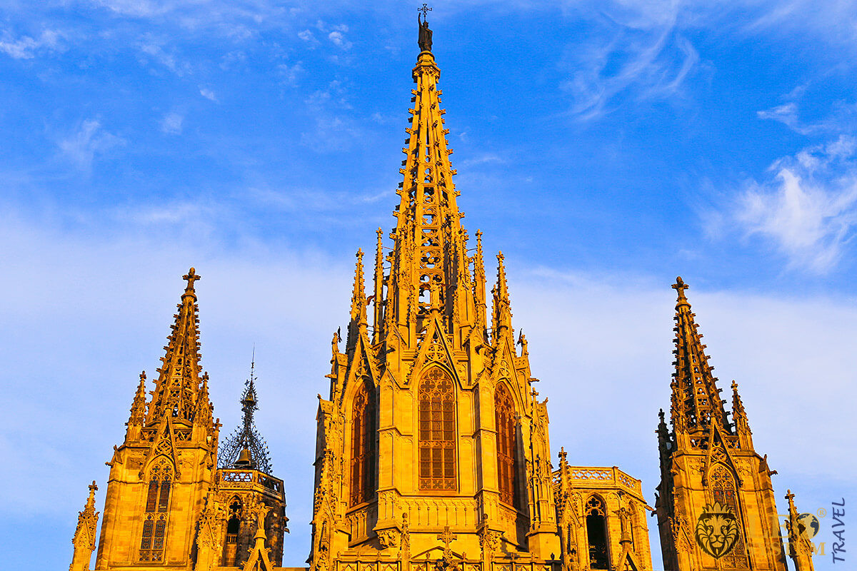 Panoramic view of the attraction - La Sagrada Familia, Barcelona
