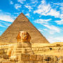 Great Sphinx and Pyramid, Cairo, Egypt
