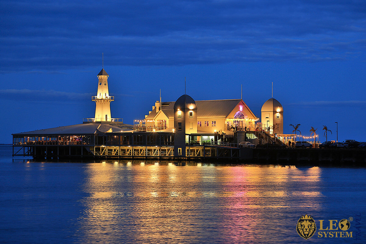 Image of the famous Cunningham Pier in Geelong, Victoria, Australia
