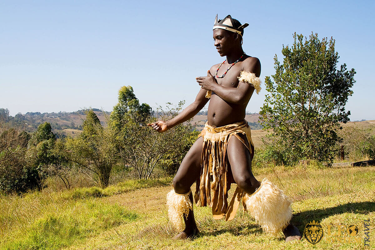 Image of African man from the tribe