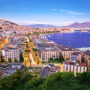 Panoramic view of the city of Naples, Italy