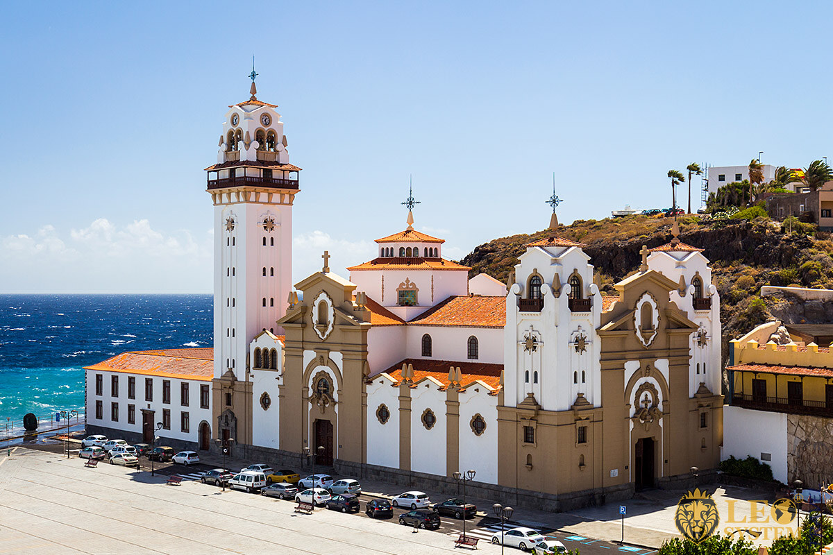 View of the Basilica of Candelaria, Tenerife, Spain
