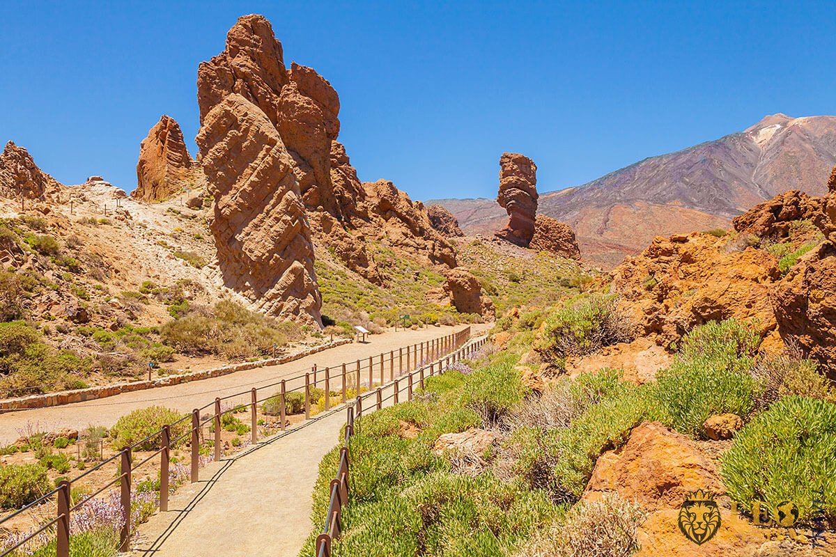 View of Teide National Park in Tenerife, Spain