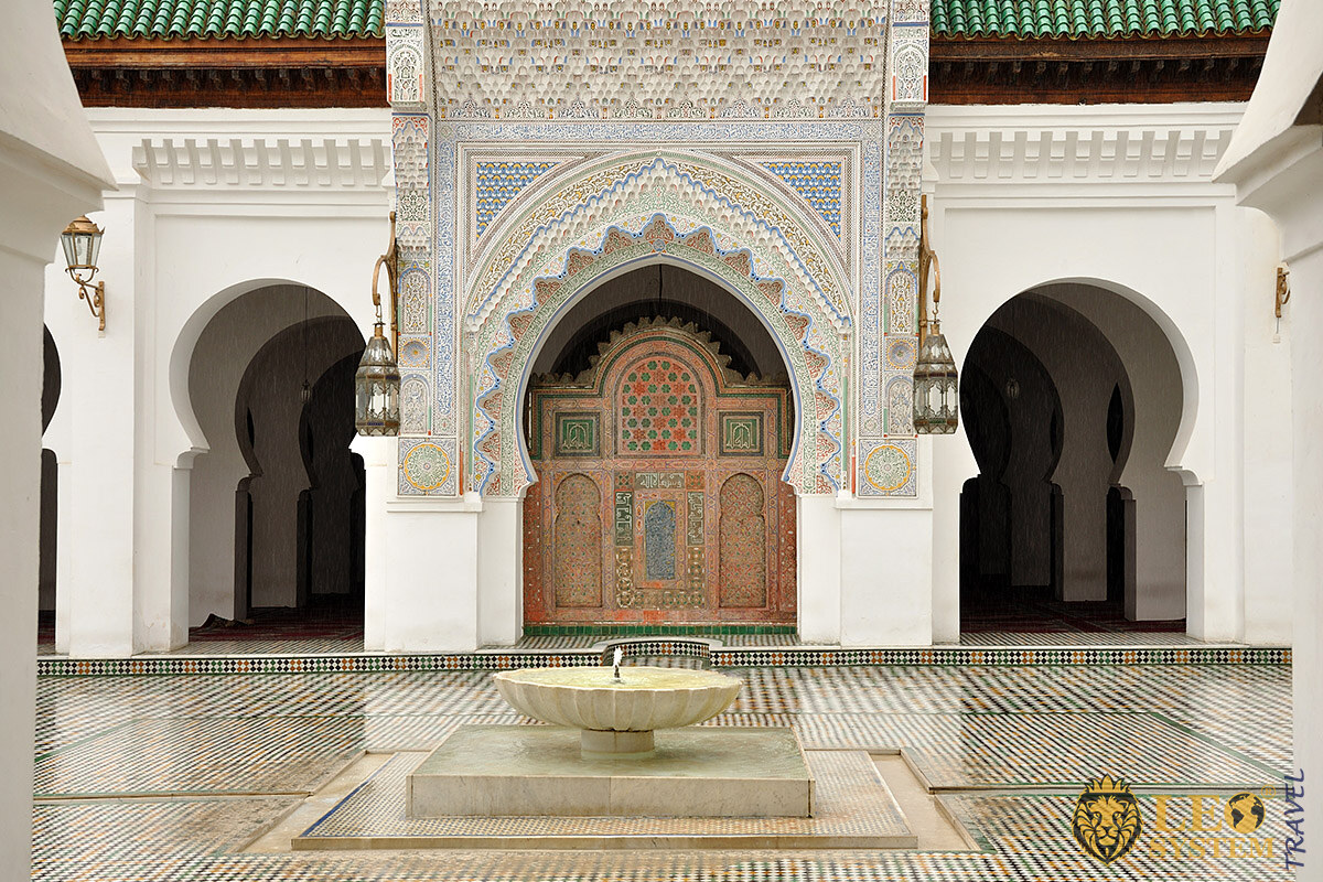 View of the Madrasa in Fes, Morocco