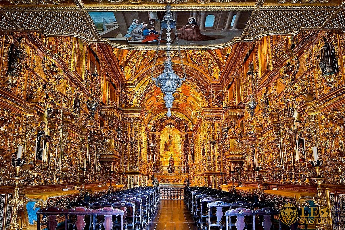 Photo of stunning interior at São Francisco da Penitência Church, Rio de Janeiro, Brazil