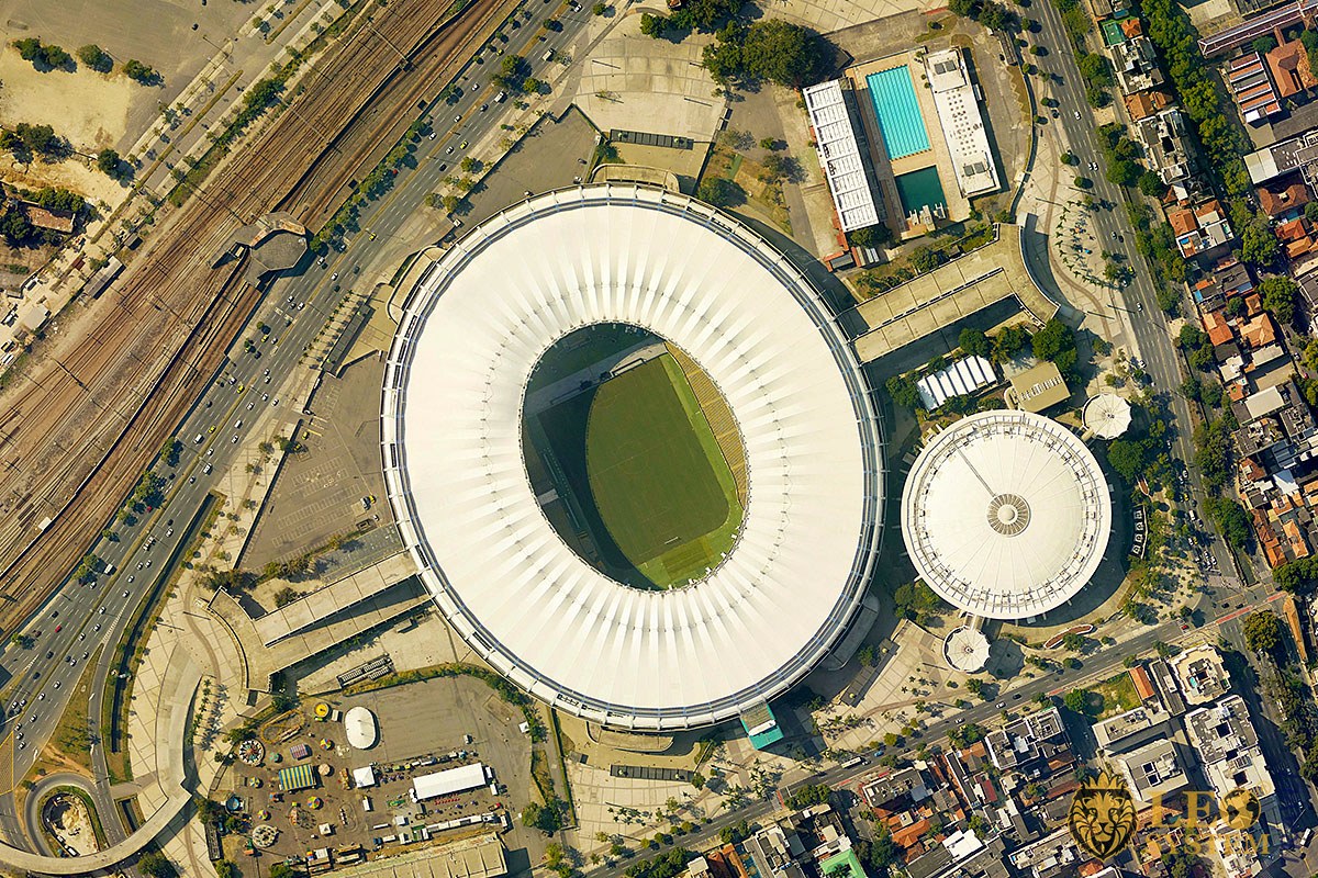Maracanã Stadium, top view, Rio de Janeiro, Brazil