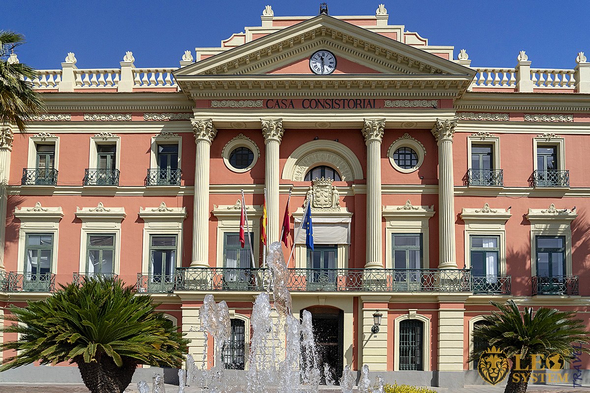 View of Casa Consistorial, Murcia, Spain