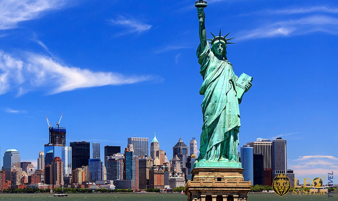 Image of the Statue of Liberty in New York, America